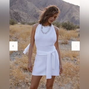 Free People Beach Orchid Convertible Lowback Knit Sweater Dress